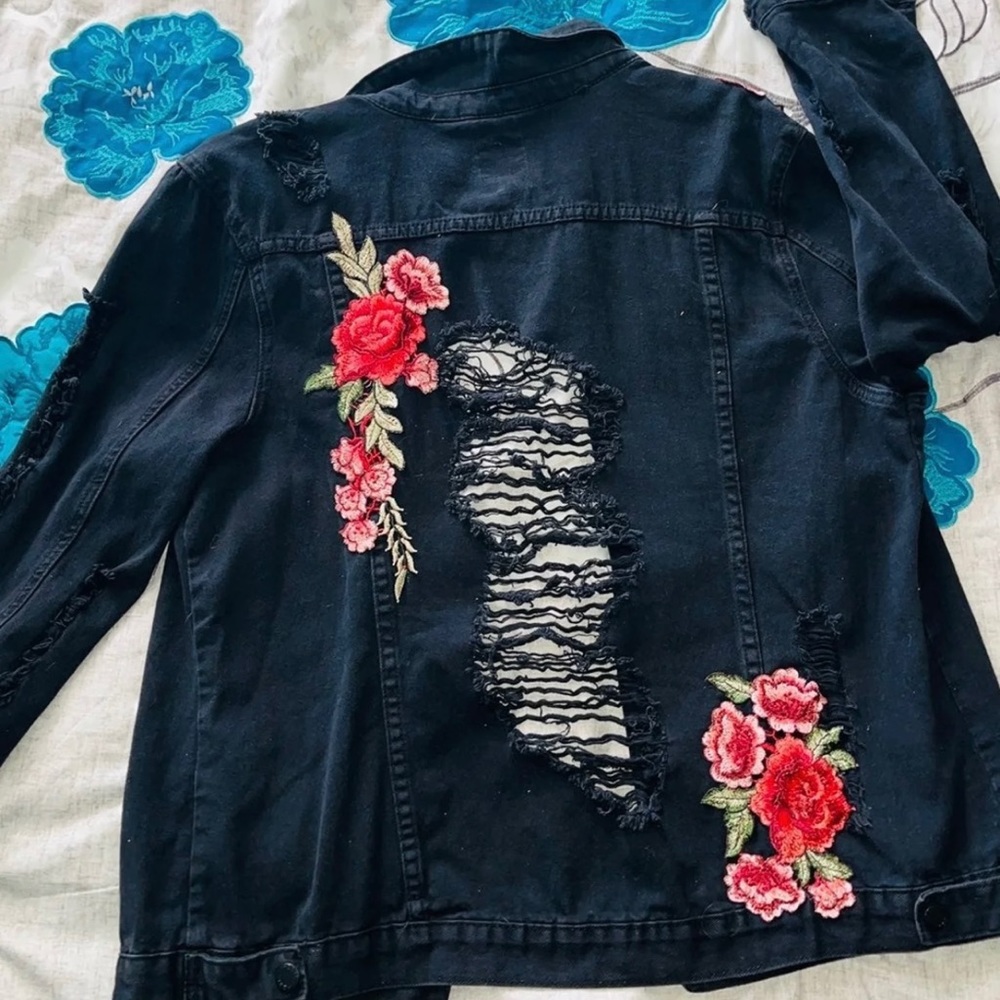 Shredded Jean Jacket